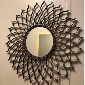 Starburst Large Metal Wall Mirror